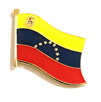 Venezuela Flag Lapel Pin - Single