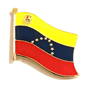 Venezuela Flag Lapel Pin - Single