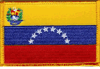 Venezuela Flag Rectangle Patch