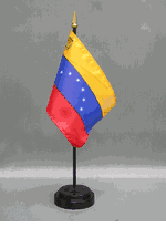 Venezuela with seal Miniature Flag