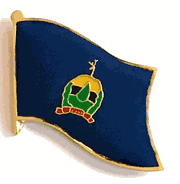 Vermont Flag Lapel Pin - Single