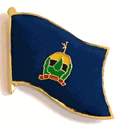 Vermont Flag Lapel Pin - Single