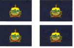 Vermont Flag Stickers
