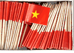 Vietnam Flag Toothpicks