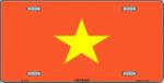 Vietnam Flag License Plate