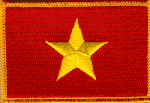Vietnam Flag Patch - Rectangle