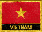 Vietnam Flag Patch with Name