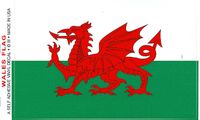 Wales Flag Decal Stickers