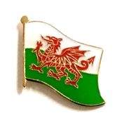 Wales Flag Lapel Pin - Single