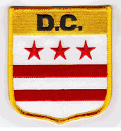 Washington D.C. Flag Shield Patch