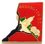 Washington DC Map Pin