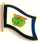 West Virginia Flag Lapel Pin - Single