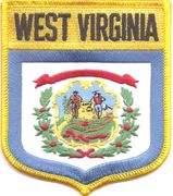 West Virginia Flag Patch - Shield