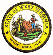 West Virginia State Seal Patch