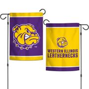 Western Illinois Leathernecks Garden Flag