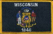 Wisconsin Flag Patch