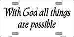 With God All Things Are Possible
