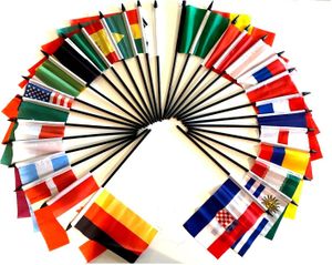 2026 Women's World Cup Soccer Desk Flag Set