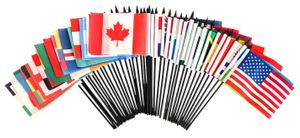 2026 Men's World Cup Soccer Desk Flag Set