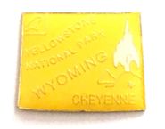 Wyoming Map Lapel Pin 