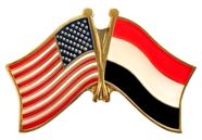 Yemen Flag Lapel Pin - Double