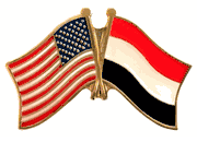 Yemen Flag Lapel Pin - Double