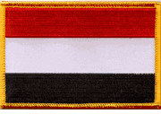 Yemen Flag Patch -  Rectangle
