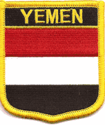 Yemen Flag Shield Patch