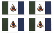 Yukon Flag Stickers - 50 per sheet