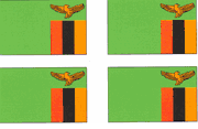 Zambia Flag Stickers