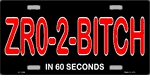 Zero to Bitch in 60 Seconds