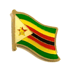 Zimbabwe Flag Lapel Pin - Single