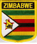 Zimbabwe Flag Shield Patch