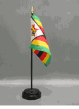 Zimbabwe Miniature Flag