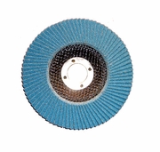 4 1/2" x 7/8" High Density Zirconia Flap Discs, 60 Grit (Coarse), Type 27 (Flat) Pack of 10.