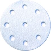 5" 9-Hole (8 + 1) Platinum Hook & Loop Sanding Discs, P60D Grit, Pack of 50.