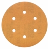 6" 6-Hole GoldStar Hook & Loop Sanding Discs, P220 Grit, Box of 50. 6" 6-Hole GoldStar Hook & Loop Sanding Discs, P220 Grit, Box of 50.