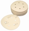 6 Hole Hook and Loop Platinum Paper Sanding Discs, 6" Diameter, P150C Grit, Box of 50. 6 Hole Hook and Loop Platinum Paper Sanding Discs, 6" Diameter, P150C Grit, Box of 50.