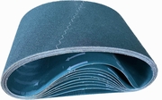 8" by 19" Ceramic Cloth Floor Sanding Belts, 24 Grit. Pack of 10.