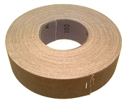 Aluminum Oxide Abrasive Shop Roll, 2 Inch Width, 120 Grit,  50 Yards