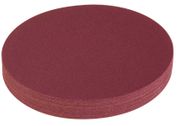Aluminum Oxide PSA Cloth Abrasive Discs, 1" Diameter, 80 Grit, Pack of 100.