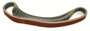 Aluminum Oxide Sanding Belts, 1" by 42", 40 Grit, Pack of 10.