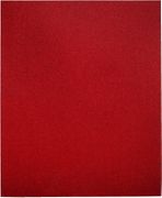 Red Heavy Duty Aluminum Oxide Sandpaper Sheets, 9" by 11", 80 Grit, Pack of 50.