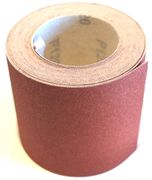 Red Hook & Loop Sandpaper Roll, 4.5" Wide, 10 Yds. Long, 36 Grit.