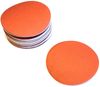Solid Red Paper Hook and Loop Sanding Discs, 6" Diameter, P220E Grit, Box of 50.