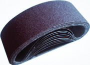 Zirconia Sanding Belts, 4" by 24", 60 Grit (Coarse), Pack of 10.