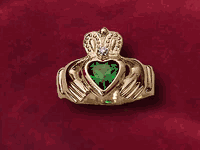 14K Gold Claddagh Ring