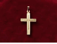 14K Gold Cross