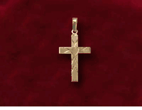 14K Gold Cross