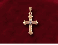 14K Gold Cross